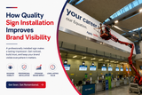 commercial signage installation